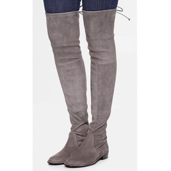 Stuart Weitzman Lowland Boot 6.5M Londra Suede - Picture 1 of 15